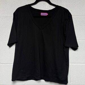 Edikted Black V-Neck Top